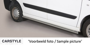 Side Bars Misutonida geschikt voor Citroen Jumpy Combi 17- 4d bus / Jumpy SpaceTourer 17- 4d pbus | Roestvrij staal | Glanzend | RVS