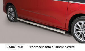 Side Bars | Fiat | Scudo 22- 4d bus | MWB | RVS Grand Pedana rvs zilver