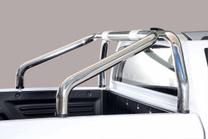 Roll Bar | Ssangyong | Musso 18- 4d pic. | RVS rvs zilver 2-pijps