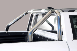 Roll Bar | Ssangyong | Musso 18- 4d pic. | RVS rvs zilver Design