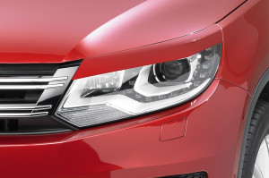 Koplampspoilers geschikt voor VW Tiguan (alle modellen) 2011- ABS