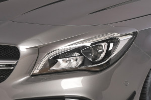 Koplampspoilers | geschikt voor Mercedes-Benz | CLA-klasse Coupé 13-19 4d sed. C117 / CLA-klasse Shooting Brake 15-19 5d sta. X117 | ABS-kunststof | zwart ongespoten