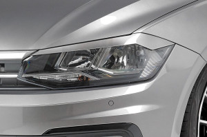 Koplampspoilers | geschikt voor Volkswagen | Polo 17-21 5d hat. | type 2G | ABS-kunststof | ongespoten