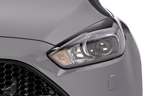 Koplampspoilers | Ford | Focus 14-18 4d sed. / Focus 14-18 5d hat. / Focus Wagon 14-18 5d sta. | MK3 | ABS-kunststof | zwart Glanzend