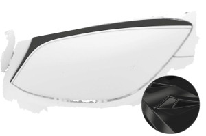 Koplampspoilers | geschikt voor Mercedes-Benz | S-klasse 13-17 4d sed. W222 / S-klasse 17-20 4d sed. W222 | ABS-kunststof | Glanzend zwart