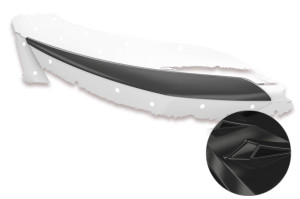 Koplampspoilers | geschikt voor Hyundai | Tucson 15-18 5d suv. / Tucson 18-21 5d suv. | type TL | ABS-kunststof | Glanzend zwart