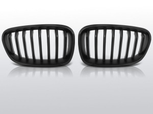 Grillen set | BMW 1-Serie F20 / F21 2011-2014 | mat zwart