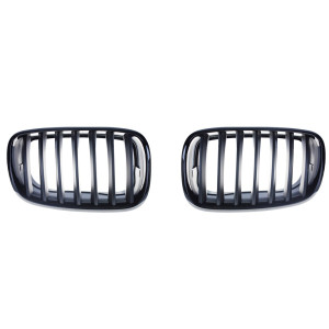 Grillen set | Nieren | BMW X5 E70 / X6 E71 2007-2014| Zwart Glanzend / Mat