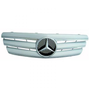Grille Mercedes C-klasse W203 2000-2007 zilver in CL-Look