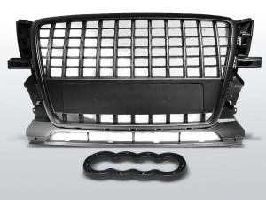 Grille | S-Line Style | Audi Q5 2008-2012 | ABS Kunststof | zwart