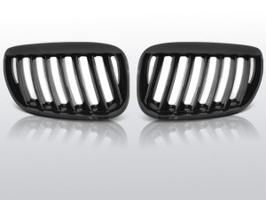 Grillen set | BMW X5 E53 2004-2006 | glanzend zwart