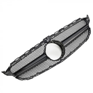 Grill | geschikt voor Mercedes-Benz C-Klasse W205 2014-2018 | AMG - Look | stuk abs | | zwart