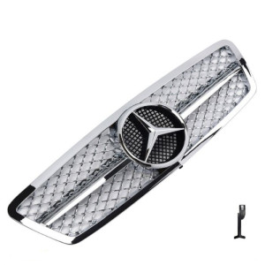 Grill | geschikt voor Mercedes-Benz C-Klasse W203 2000-2007 | AMG - Look | stuk abs | | chroom