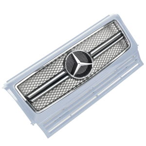 Grill | geschikt voor Mercedes-Benz G-Klasse W463 1990-2012 | AMG - Look | stuk ongespoten abs | | chroom