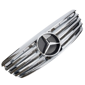 Grill | Mercedes-Benz E-Klasse W211 Sedan / S211 Estate 2002-2006 | AMG - Look | stuk abs | | chroom
