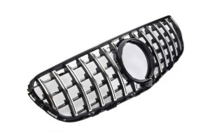Grill | geschikt voor Mercedes-Benz GLC-Klasse X253 2015-2019 + GLC-Coupe C253 2015-2019 | PANAMERICANA - Look | m360 camera | zwart