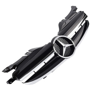 Grill | geschikt voor Mercedes-Benz SLK-Klasse R170 1996-2004 | CL AMG - Look | stuk abs | | zwartchroom
