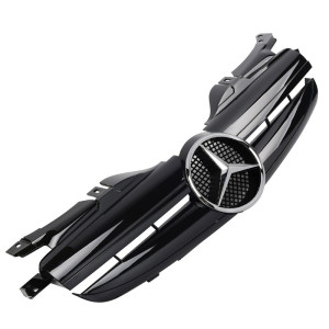 Grill | geschikt voor Mercedes-Benz SLK-Klasse R170 1996-2004 | CL AMG - Look | stuk glanzend abs | | zwartchroom