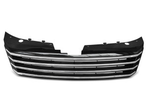 Grill | geschikt voor Volkswagen | Passat 10-14 4d sed. / Passat Variant 10-14 5d sta. | B7 | ABS Kunststof chroom en zwart Glanzend