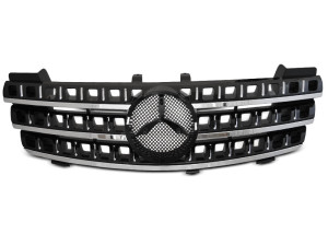 Grill | geschikt voor Mercedes-Benz | M-klasse 05-08 5d suv. W164 | ABS Kunststof zwart en chroom Glanzend 580034001