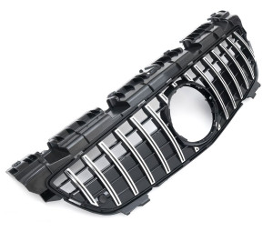 Grill | Mercedes-Benz | SLK-klasse 11-16 2d cab. | R172 | PANAMERICANA AMG GT-Look | Glanzend zwart en chroom