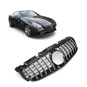 Grill | Mercedes-Benz | SLC-klasse 16- 2d cab. | R172 | PANAMERICA AMG GT-Look | zwart en chroom