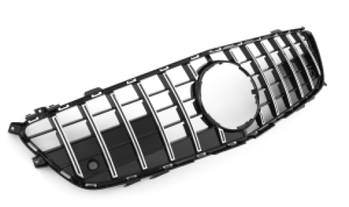 Grill | geschikt voor Mercedes-Benz | SL-klasse 2012-2016 2d cab. | R231 | PANAMERICANA AMG GT-Look | zwart chroom