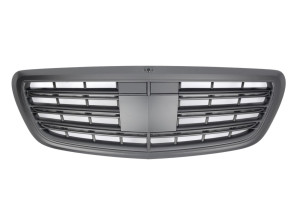 Grill | geschikt voor Mercedes-Benz | S-klasse 13-17 4d sed. W222 / S-klasse 17-20 4d sed. W222 | S63 / S65 AMG-Look | mat zwart | 02