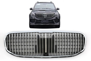 Grill | geschikt voor Mercedes-Benz | GLS-klasse 19- 5d suv X167 | Maybach-Look | chroom | 01
