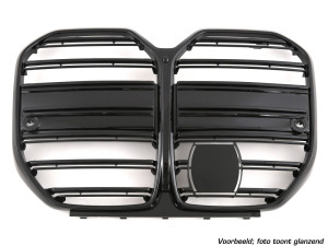 Nieren | Grill | geschikt voor BMW | 4-serie Gran Coupé 21- 5d hat. G26 | dubbele spijlen | M4-Look | mat | 02