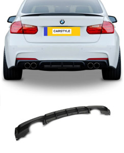 Diffuser | geschikt voor BMW 3-serie sedan / touring F30 F31 | voor M Pakket MP | ABS Kunststof 328-330