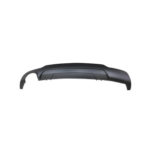 Diffuser | geschikt voor Mercedes-Benz C-Klasse W204 | voor AMG bumper | ABS Kunststof | Uitlaat Links