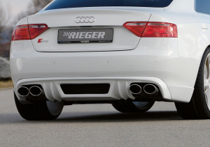 Rieger achteraanzetstuk | A5 (B8/B81): 06.07-07.11 (tot Facelift) - Sportback | stuk ongespoten abs | Rieger Tuning