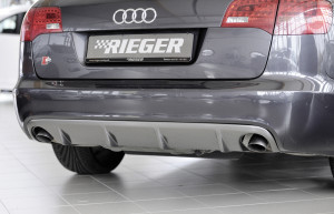 Rieger diffuser | A6 (4F): 04.04-09.08 (tot Facelift) - Avant | stuk carbonlook abs | Rieger Tuning
