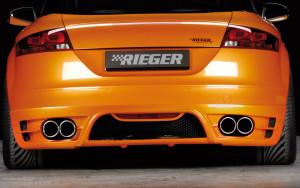 Rieger achteraanzetstuk | TT (8J): 09.06-06.10 (tot Facelift) - Coupé, Roadster | stuk ongespoten abs | Rieger Tuning
