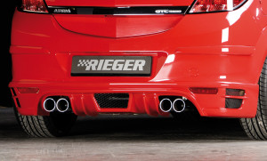 Rieger achteraanzetstuk | Astra H GTC - 3-drs. | stuk ongespoten abs | Rieger Tuning