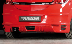 Rieger achteraanzetstuk | Astra H GTC - 3-drs. | stuk ongespoten abs | Rieger Tuning
