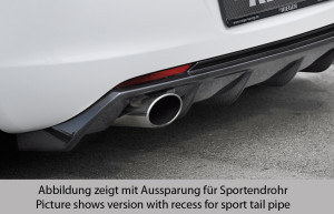 Rieger diffuser | Astra J: 11.08-09.12 (tot Facelift) - 5-drs., Hatchback | stuk carbonlook abs | Rieger Tuning