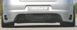 Rieger achteraanzetstuk | Eos (1F): 04.06.-11.10 (tot Facelift) - Cabrio | stuk ongespoten abs | Rieger Tuning