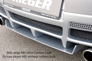 Rieger diffuser | Golf 5 - 3-drs., 5-drs. | stuk carbonlook abs | Rieger Tuning