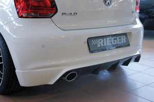 Rieger achteraanzetstuk | Polo 6 (6R): 04.09-01.14 (tot Facelift) - 3-drs., 5-drs. | stuk carbonlook abs | Rieger Tuning