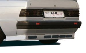 Rieger achteraanzetstuk | 190-Serie (W201) - Sedan | stuk ongespoten abs | Rieger Tuning