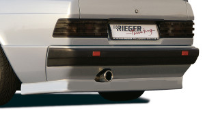 Rieger achteraanzetstuk | 190-Serie (W201) - Sedan | stuk ongespoten abs | Rieger Tuning