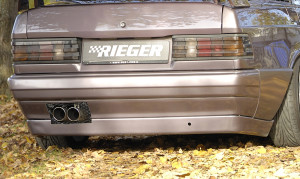Rieger achteraanzetstuk | 190-Serie (W201) - Sedan | stuk ongespoten abs | Rieger Tuning