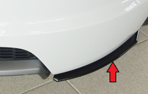 Achterspoilerzwaard | geschikt voor Audi TT (8J-FV/8S) 2014-2018 (pre-facelift), 2018- (facelift) / TTS (8J-FV/8S) 2014-2018 (pre-facelift) | r stuk ongespoten abs | Rieger Tuning