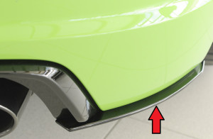 Rieger achterspoilerzwaard | geschikt voor Audi TT-RS (8J-FV/8S) 2016-2018 | r stuk ongespoten abs | Rieger Tuning