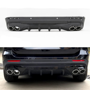 Diffuser | geschikt voor Mercedes-Benz | GLB-klasse 20- 5d hat. X247 | GLB 45S-Look | Aerodynamic pakket | 02