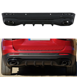 Diffuser | geschikt voor Mercedes-Benz | GLB-klasse 20- 5d hat. X247 | GLB35-Look | Aerodynamic Night pakket | 01