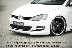 Rieger spoilerlip | geschikt voor VW Golf 7 VII 2013-2017 | ABS