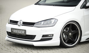 Rieger spoilerlip | geschikt voor VW Golf 7 VII 2013-2017 | ABS